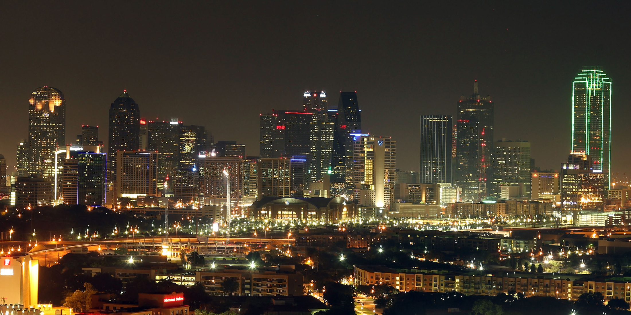 Dallas Cityscape at Night