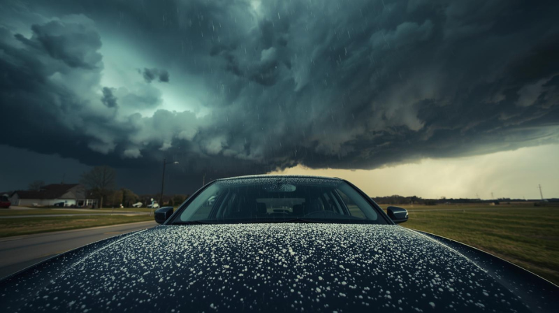 Oklahoma storm and severe weather affecting vehicles
