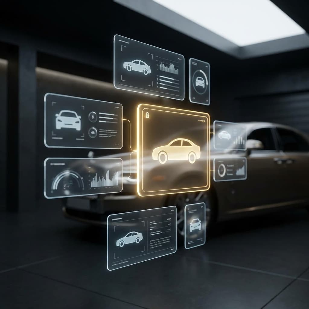 Visual of comparing car insurance quotes and choosing the lowest rate