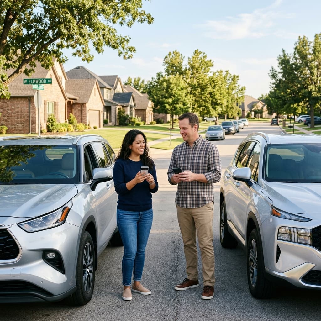 Broken Arrow driver comparing auto insurance quotes to find affordable coverage in Oklahoma