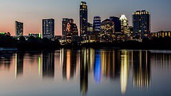 Austin, Texas Cityscape at Night Austin CityScape