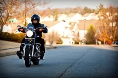 Motorcycle Rider Man riding a motorcyle