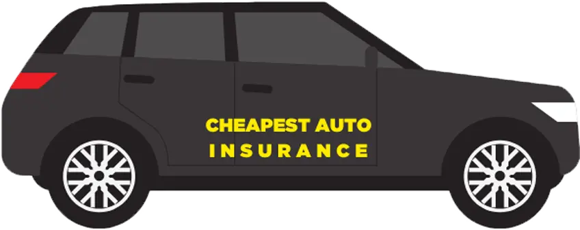SUV with Cheapest Auto Insurance branding